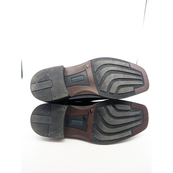 Bacco Bucci Studio Mens Black Leather Square Toe Slip On Loafer Dress Shoes 11.5 - Picture 7 of 14